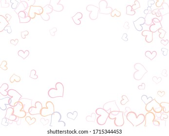 vector love hearts concept. Design elements for Valentine's day. Valentine Day. Valentine sign symbol.
