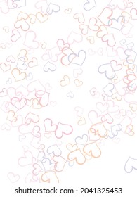 vector love hearts concept. Design elements for Valentine's day. Valentine Day. Vector illustration