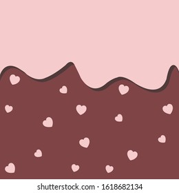 vector love hearts concept. Flat illustration of wedding love. romantic love isolated on white background. valentine sign symbol. love icon