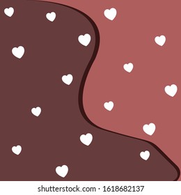 vector love hearts concept. Flat illustration of wedding love. romantic love isolated on white background. valentine sign symbol. love icon