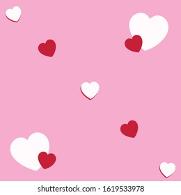vector love hearts concept. Flat illustration of wedding love. romantic love isolated on white background. valentine sign symbol. love icon