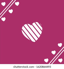 vector love hearts concept. Flat illustration of wedding love. romantic love isolated on white background. valentine sign symbol. love icon