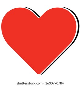 vector love hearts concept. Flat illustration. valentine sign symbol. love icon