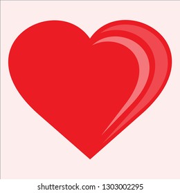 Vector Love Hearts concept. Love Icons art image. Romantic love isolated on soft pink background.  Vector illustration EPS10. Valentine's Heart sign symbol - Design Element.