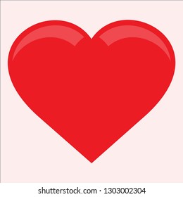 Vector Love Hearts concept. Love Icons art image. Romantic love isolated on soft pink background.  Vector illustration EPS10. Valentine's Heart sign symbol - Design Element.