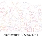 vector love hearts concept. Invitation Template Background Design, Greeting Card, Poster. Valentine Day. Valentine sign symbol.