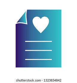 Vector Love Letter Icon