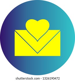 Vector Love Letter Icon