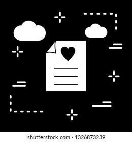 Vector Love Letter Icon
