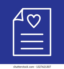 Vector Love Letter Icon
