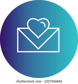 Vector Love Letter Icon
