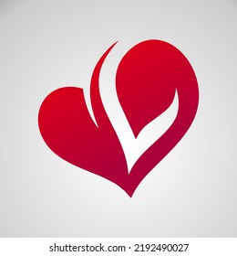 
vector love logo suitable for valentine's day and all kinds of wedding designs
