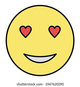 Vector In Love Outline Icon Design
