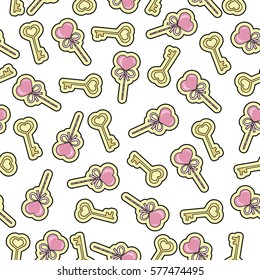 Vector love  pattern design 