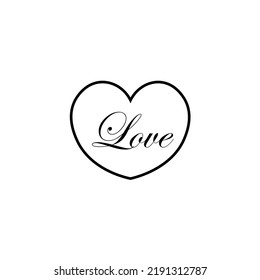 The vector of the love series, the vector of love that says Love. Great for the epitome of affection for someone.
