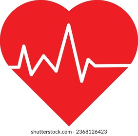 vector love sign. heart illustration, valentine symbol