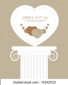 vector love template