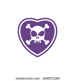 Vector Love Theme Logo Icon Design Template