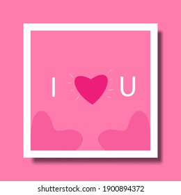 Vector feliz tarjeta de San Valentín