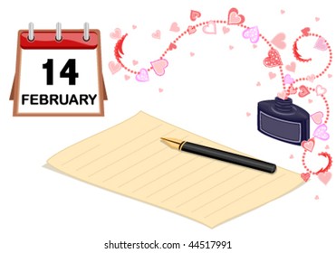 Vector I love you card - for the celebration of a special Saint Valentine day. EPS AI8.