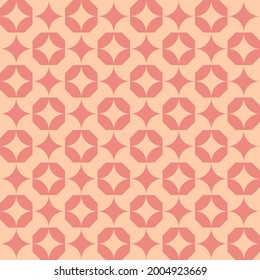 Vector Lovely Modern Geometric Pattern, Curves, Poster, Postcard, Texture, Pastel Color Palettes Background, Square, Flat Textures, Illustration, Brown And Beige Astroid On Beige Background