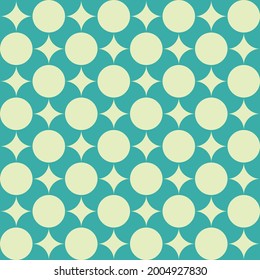 Vector Lovely Modern Geometric Pattern, Curves, Poster, Postcard, Texture, Pastel Color Palettes Background, Square, Flat Textures, Illustration, Light Green Circle And Astroid On Green Background