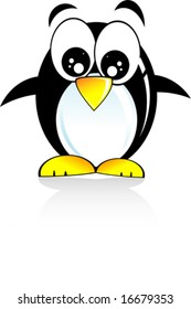 VECTOR Lovely Tux isolated