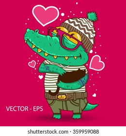 Vector Lovers Crocodiles