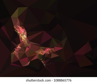 Vector low poly background. Creative abstract background with gradient. Pattern for your design works.