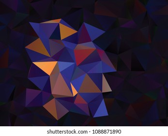 Vector low poly background. Creative abstract background with gradient. Pattern for your design works.