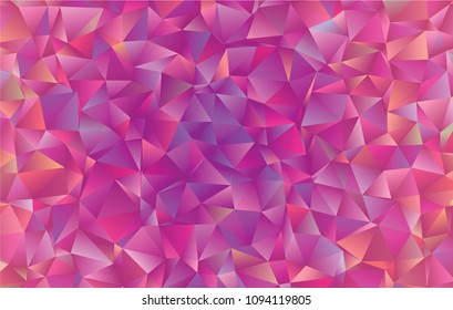 Vector low poly background. Creative abstract template with gradient. Triangular pattern for your design works.
