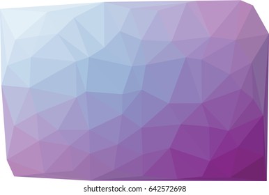 Vector low poly background with wonderful color in gradient.