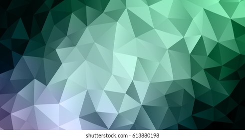 Vector Low poly colorful grey triangles background. Dark black edges. Modern backdrop. Light line. Abstract fond. White, grey, blue color. 