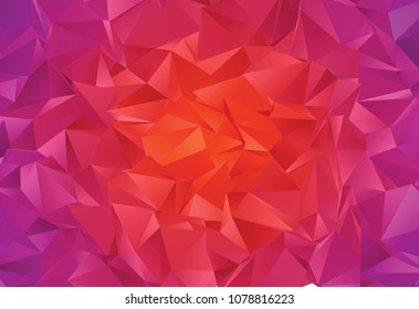 Vector low poly template. Creative abstract illustration with gradient.  Pattern for your business design for backgrounds, wallpaper, screen savers, covers, print, business cards,posters.