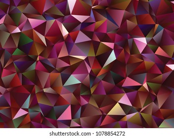 Vector low poly template. Creative abstract illustration with gradient.  Pattern for your business design for backgrounds, wallpaper, screen savers, covers, print, business cards,posters.