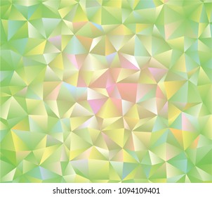 Vector low poly template. Creative abstract illustration with gradient. Triangular pattern for your design works.
