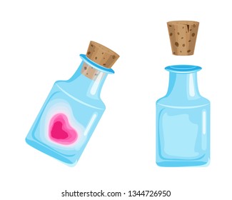 Vector lowe magic potion, great design for any purposes. Isolated vector sign symbol. Vector design concept.