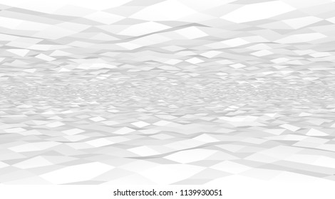 Vector low-poly, polygonal background for web. Digital illustration. 3D design template. White and grey colors. Achromatic abstract fond. Horizon. Noise fond. 