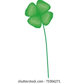 vector lucky four-leaf clover