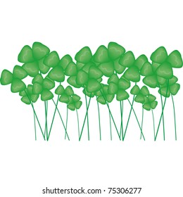 vector lucky four-leaf clover