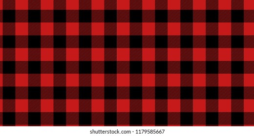 Vector Lumberjack plaid pattern. Alternating dark red and white squares background. country pattern. Vector illustration.