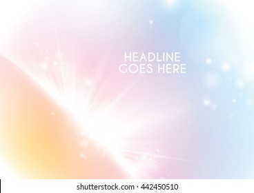 Vector of luminous ray background