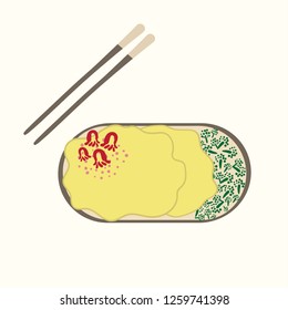 Vector of Lunch Box, Bento