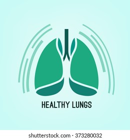 Vector Lungs Icon