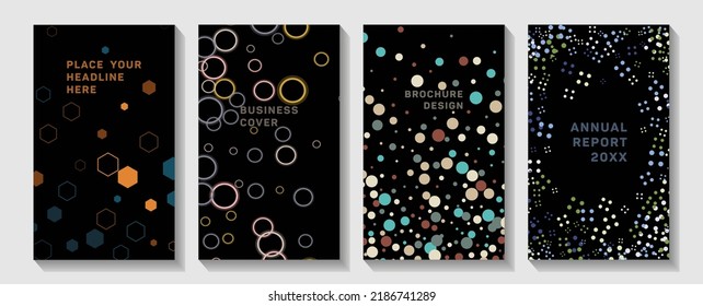 Vector Luxe Collection Background For Christmas Invite, Planner, Notebook, Brochure Cover, Holiday Catalog Luxury Holiday Creative Line Pattern And Golden Stars. 