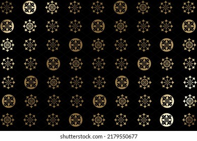Vector Luxurious art background, Luxury geometric floral vector pattern in vintage fashion design. Ideal for printing on fabric or paper for wallpapers, textile, wrapping.
