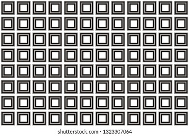 Vector luxury abstract background. Black and white geometric seamless pattern.