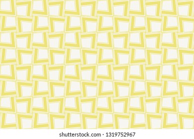 Vector luxury abstract background. Yellow color geometric seamless pattern.