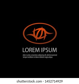 Vector of luxury abstract logo template with modern design. Beauty and elegant with gradient colors. Can be used for important events. eps 10.