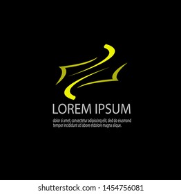 Vector of luxury abstract logo template with modern design. Beauty and elegant with gradient colors. Can be used for important events. Eps 10.